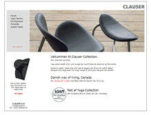 Tablet Screenshot of clauser.dk
